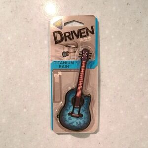 Driven by Refresh Hanging Freshener-Titanium Rain guitar Car air‎ freshener